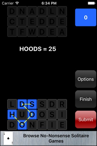 Word Slip - A Word Drop Game screenshot 2