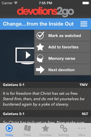 Devotions2go - Video Bible Devotions screenshot 2