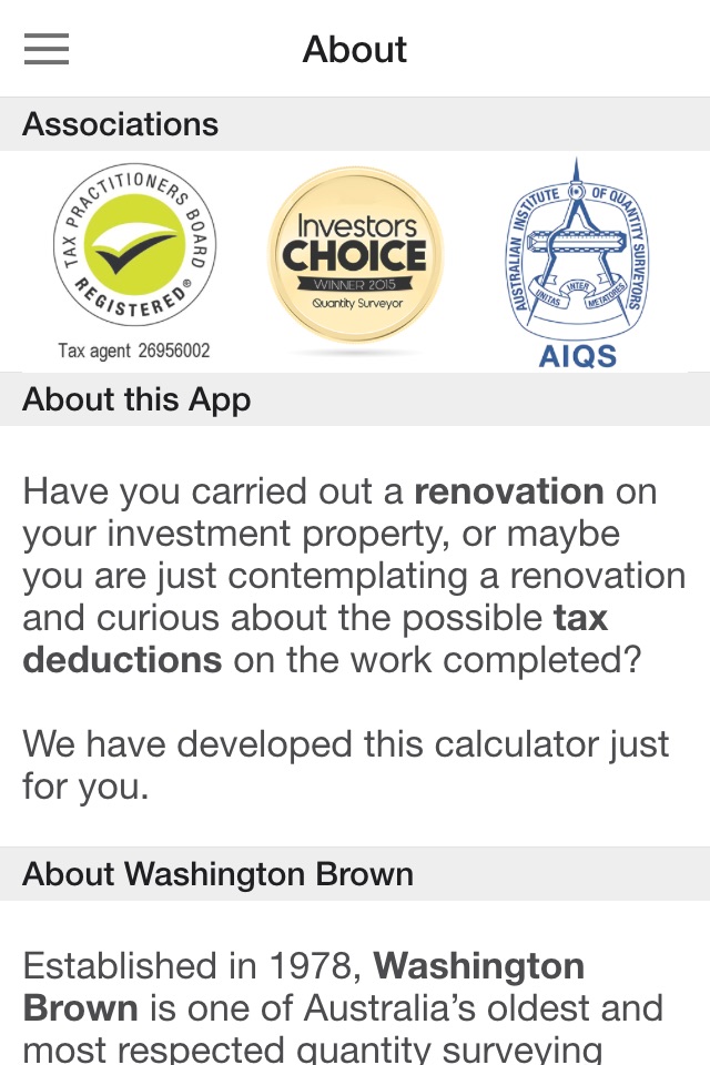 Renovation Depreciation Tax Calculator screenshot 4
