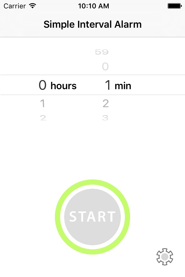 Simple Interval Alarm screenshot 2