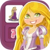 Memo spiel für Mädchen: Rapunzel Memo - Spiele für Mädchen um das Gedächtnis  zu üben