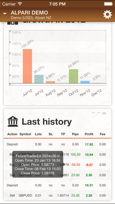 MyFxBook Companion screenshot1