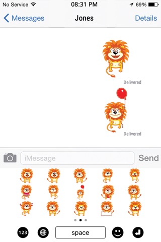 Lion Emojis screenshot 4