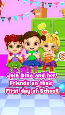 Game screenshot First Day of School - Baby Salon Make Up Story & Makeover Spa Kids Games! mod apk
