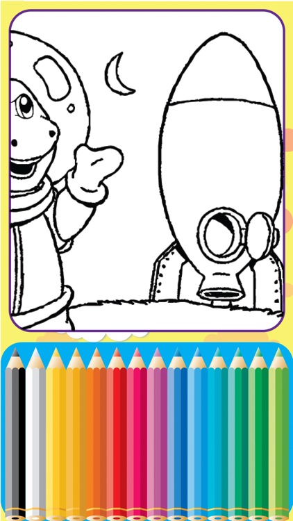 Dinosaurs Village coloring page Barney Friends screenshot-3