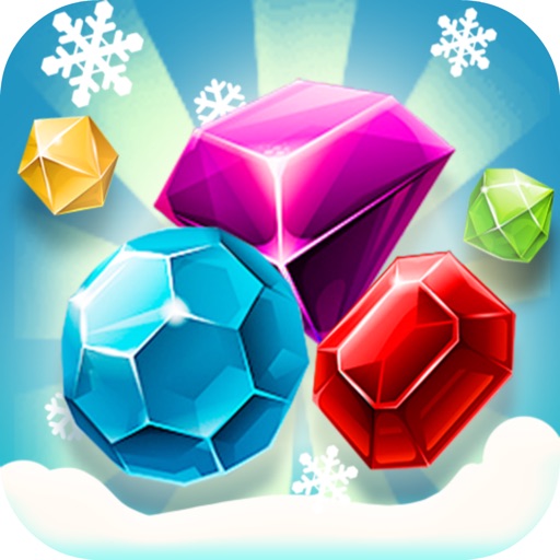 Happy Jewel Pop Connect - Jewel Mach-3 Free Edition Icon