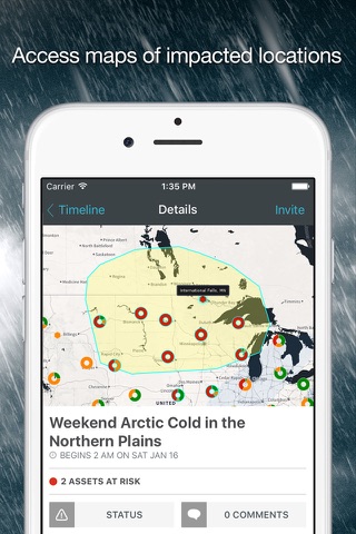 Riskpulse Relay - Weather Risk Collaboration for the Supply Chain screenshot 2