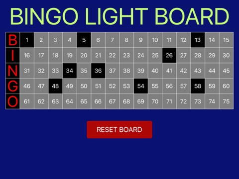Bingo Light Board screenshot 2