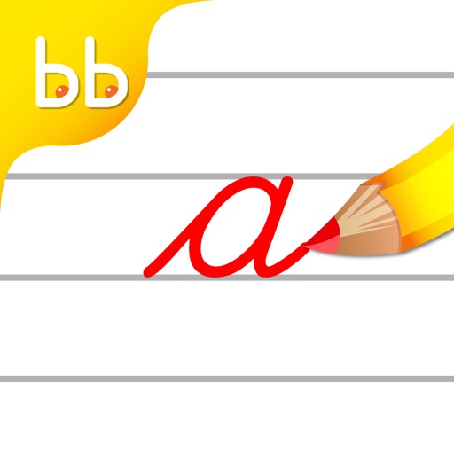 Cursive Writing Small letters : Kids learn to write lowercase alphabets and shapes icon