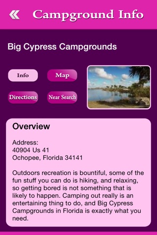 Florida Camping Guide screenshot 3
