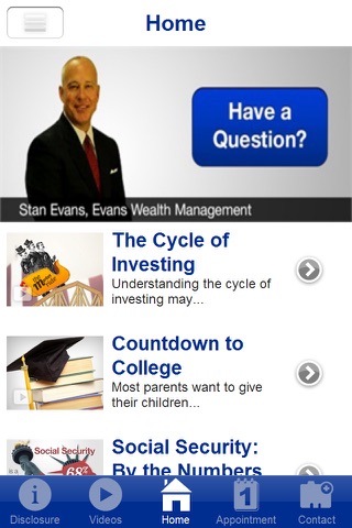 Evans Wealth Management screenshot 2
