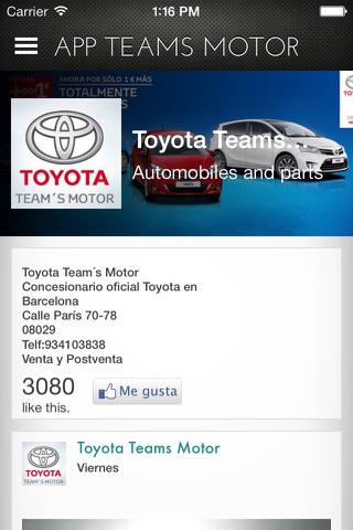 Toyota Teams Motor screenshot 2