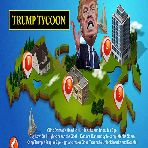 Trump Bankruptcy Tycoon Icon