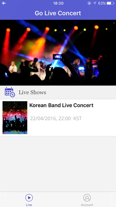 How to cancel & delete Go Live Concert from iphone & ipad 2