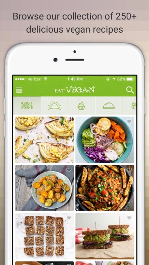 Eat Vegan - Delicious Vegan Diet Recipes and Meals(圖1)-速報App