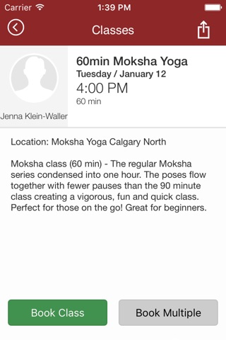 Moksha Hot Yoga screenshot 4