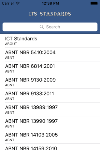 ITS Standards - náhled