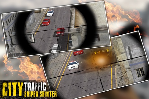 City Traffic Sniper Shooter screenshot 2