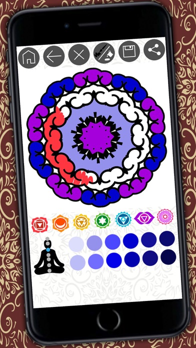 How to cancel & delete Mandalas coloring book – Secret Garden colorfy game for adults from iphone & ipad 1