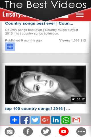 Country music radio fm streaming with live stations playing classic and best country hits playlists screenshot 3