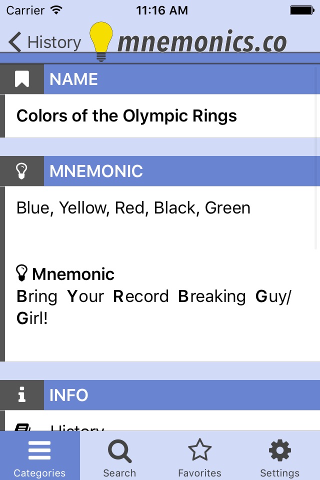 mnemonics.co - Memorize it! screenshot 3