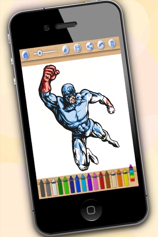 Superheroes Pages for Coloring screenshot 4