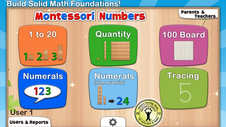 Montessori Numbers - Learn to Count from 1 to 1000 & Other Math Activities screenshot-0