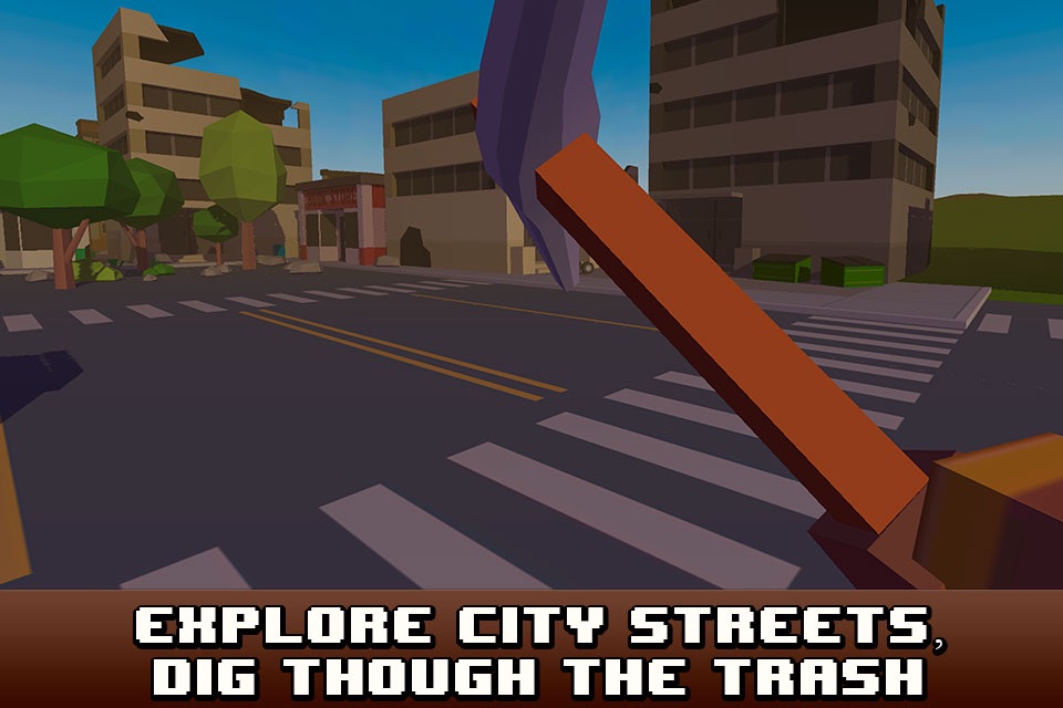 Pixel City Survival Simulator 3D screenshot 2