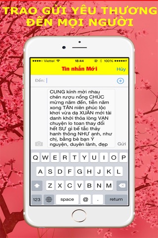 Chuc Tet 2017-SMS Chúc tết Đinh Dậu, lời chúc Cute screenshot 3