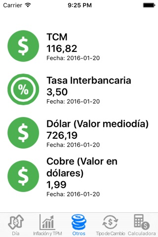 iNdicadores Chile screenshot 4