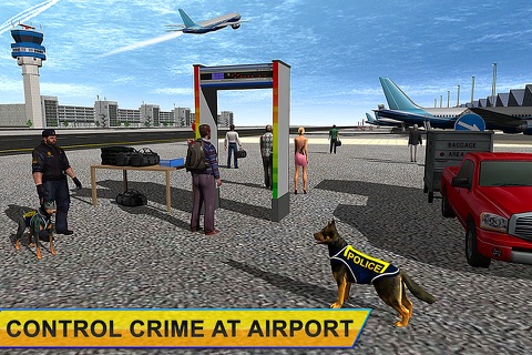 Police Dog Airport Chase Simulator – 3D Criminal Chase Simulation Game screenshot 3