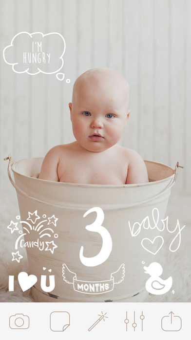 Baby Story Camera Pro - Pregnancy Milestones for ProCamera SimplyHDR Screenshot 4