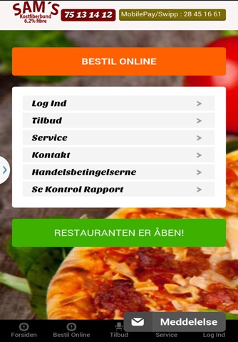 Sams Pizza Esbjerg screenshot 2
