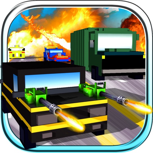 Blocky Road Blaster - 3D ( Fun Race & Shoot Game ) iOS App