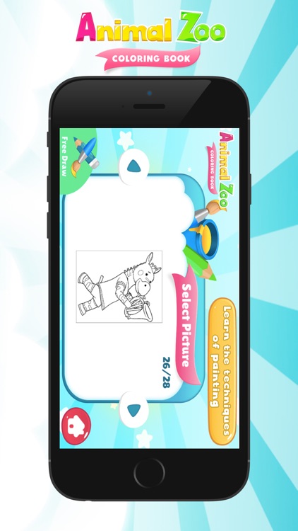 Coloring Book Animals Zoo