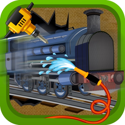 Train Repair Shop - Crazy wash salon and repairing garage mechanic game iOS App