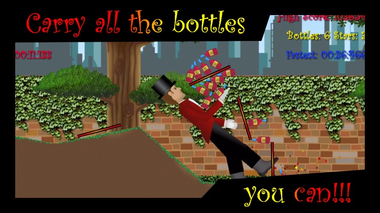 Waiter Rush Free: Run faster, keep the balance, don't drop the bottles!!!