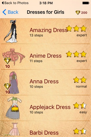 Draw And Paint Best Princess Dresses screenshot 2