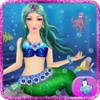 Little Underwater Mermaid Ocean Queen Spa Makeup Dress up & Makeover Beauty Salon