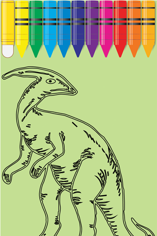 123 Dinosaur Coloring and Alphabet wrting Book Games for kids screenshot 2