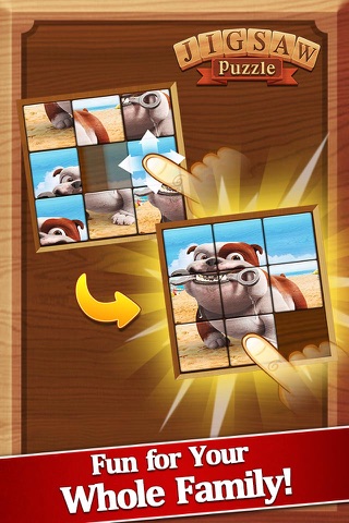 Happy Jigsaw Puzzle - Trivia Game of Click 4 Block to Collage 1 Pic screenshot 2