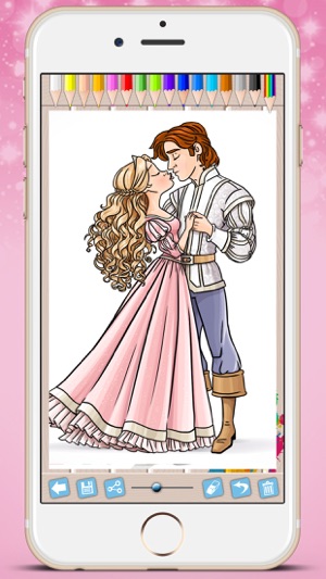 Royal Princess Coloring Book - Paint fairy tale princesses(圖3)-速報App