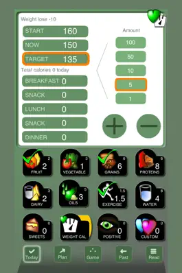 Game screenshot Checkoff Portions Diet Tracker - Visual Group Exchanges mod apk