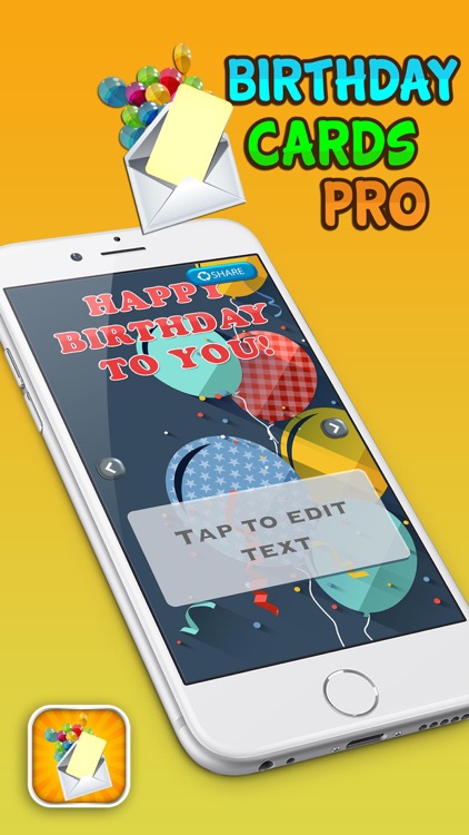 Birthday Cards Pro – Make Happy Bday Greeting e–Card and Party Invitation.s