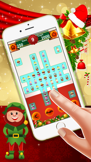 Cupcake Maneuver  : - A match 3 puzzles for Christmas season(圖3)-速報App