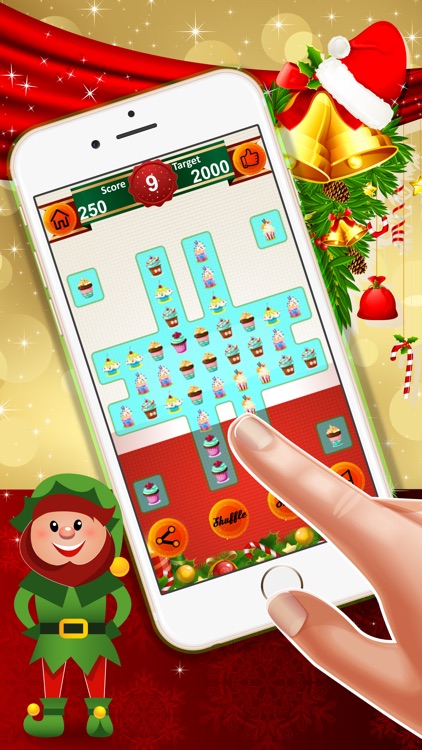 Cupcake Maneuver  : - A match 3 puzzles for Christmas season