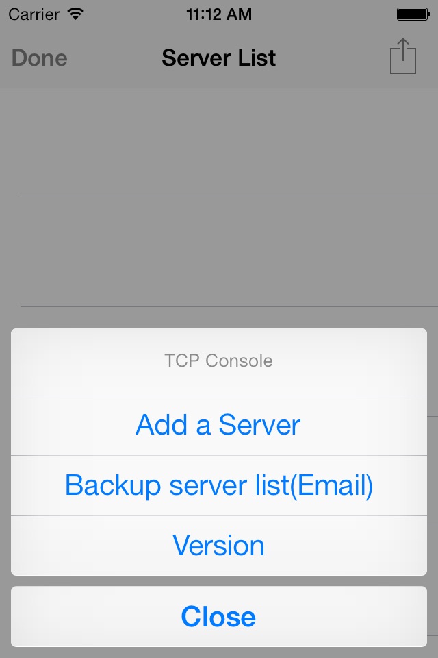 TCP/IP Console screenshot 2