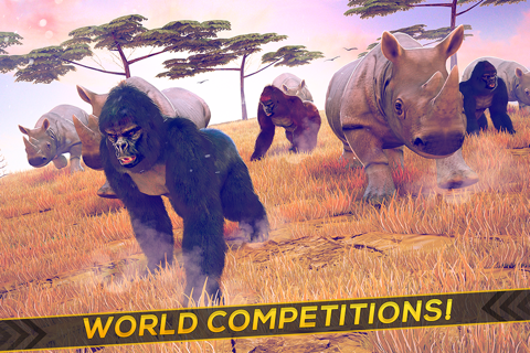 Gorilla Monkey Running Adventure Game For Free screenshot 2
