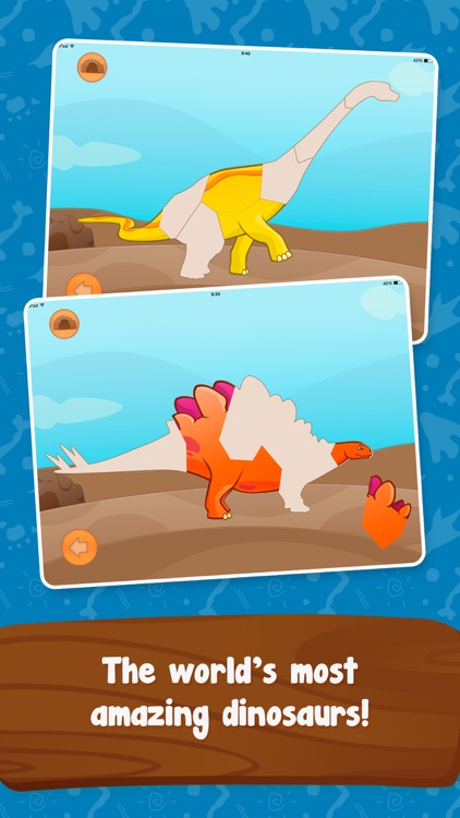 Dinosaur Builder Puzzles Game