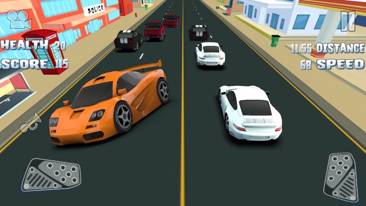 3D Street Race Extreme Car Traffic Highway Road Racer Free Game screenshot-3